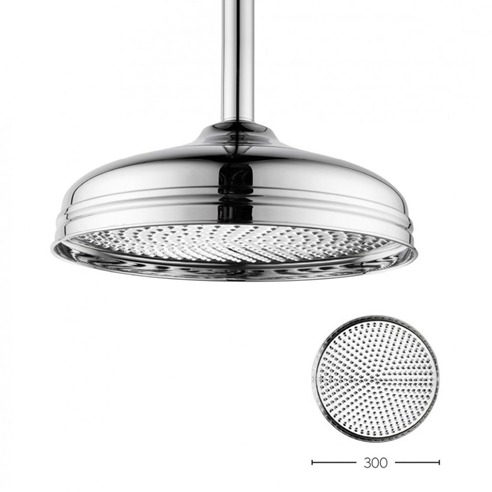 Crosswater Belgravia Exposed Thermostatic Shower Valve with Fixed Shower Head